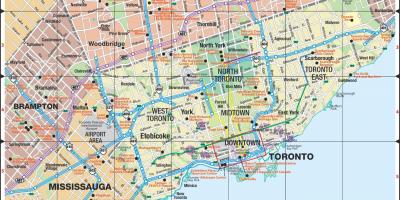 toronto kartta Toronto Map Kartat Toronto Kanada toronto kartta